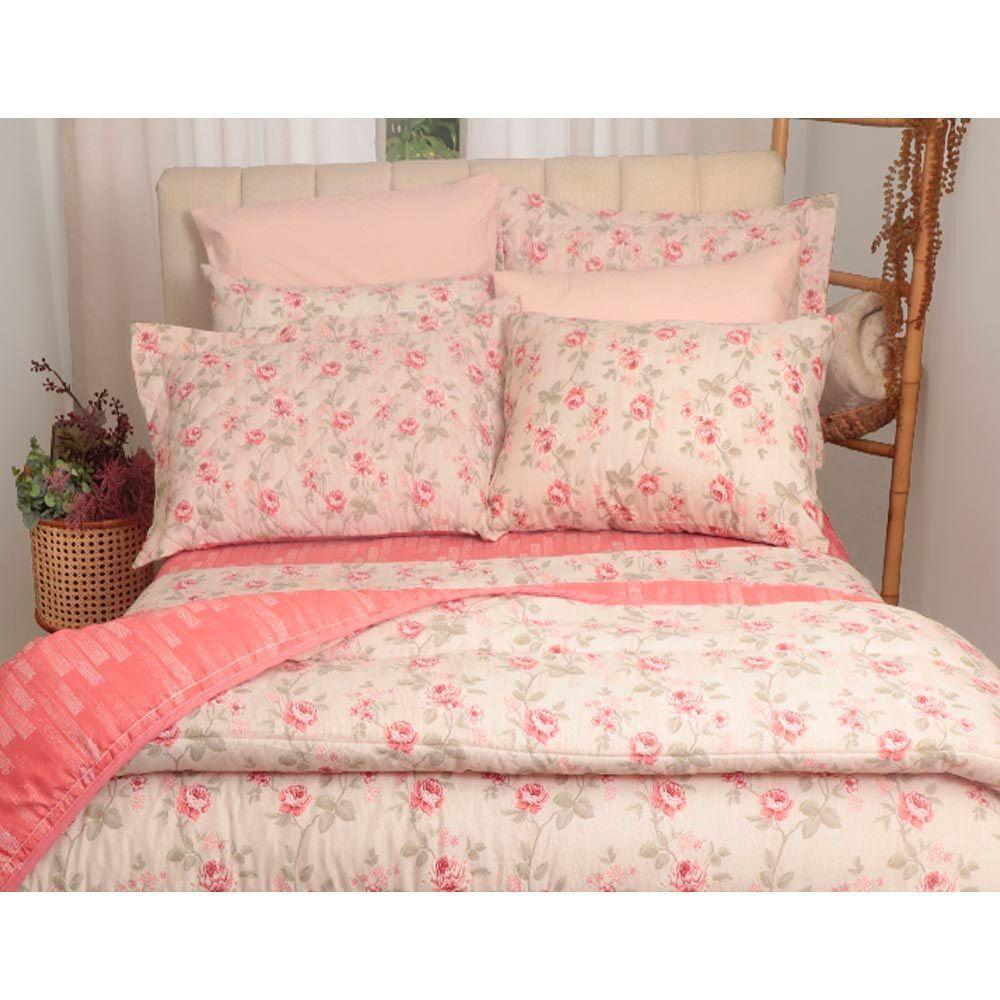 Jogo De Cama Duplo Casal 4 Peças 140 Fios 250x220cm Olinda Realce Premium - Sultan - 5