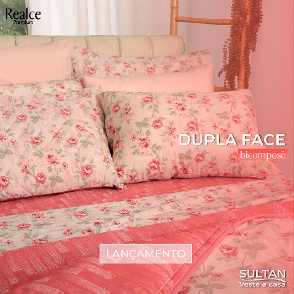 Jogo De Cama Duplo Casal 4 Peças 140 Fios 250x220cm Olinda Realce Premium - Sultan - 6