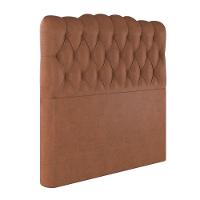 Cabeceira Estofada King 195 Cm Prisma Veludo Cor: Terracota - 2