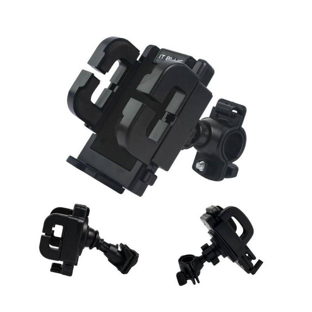 Suporte Para Celular Para Moto E Bicicleta Sistema De Trava - 1