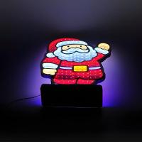 Papai Noel Iluminado Led Luz Infinita 40cm Bivolt Taschibra - 7