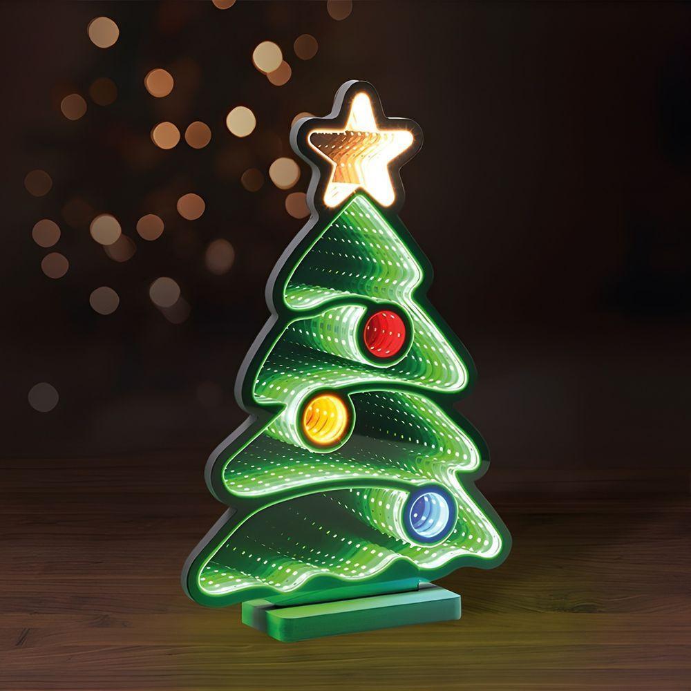 Árvore Natalina Iluminada Led Luz Infinita 40cm Bivolt Taschibra - 2