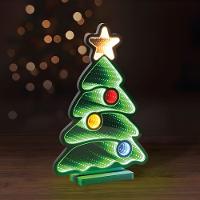 Árvore Natalina Iluminada Led Luz Infinita 40cm Bivolt Taschibra - 2