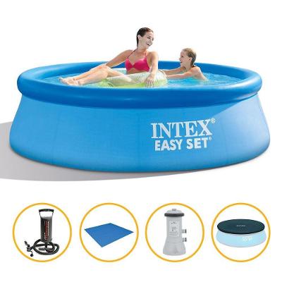 Piscina Inflavel 3.853l + Filtro 220v + Capa + Bomba + Forro Intex