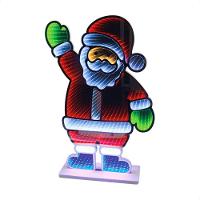 Papai Noel Iluminado Led Luz Infinita 68cm Bivolt Taschibra - 1