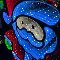 Papai Noel Iluminado Led Luz Infinita 68cm Bivolt Taschibra - 3