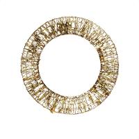 Guirlanda Iluminada Led 38cm Fita Dourada Bivolt Taschibra - 1