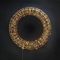 Guirlanda Iluminada Led 38cm Fita Dourada Bivolt Taschibra - 3