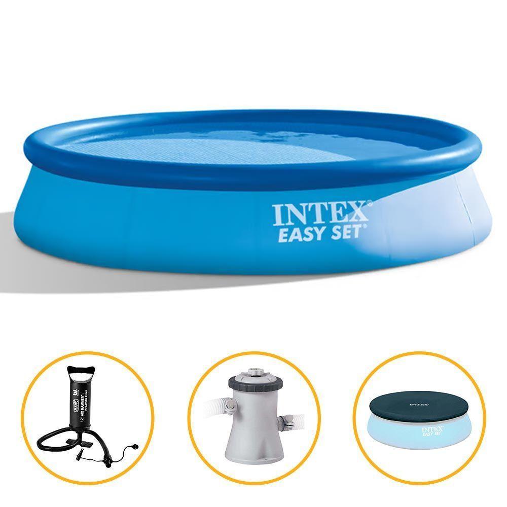 Kit Piscina Inflável 5.621 Litros + Filtro 110v Capa Bomba Intex - 1