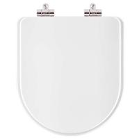 Assento Sanitario Poliester Soft Close Ona Branco Para Vaso Roca 6lpf - 1