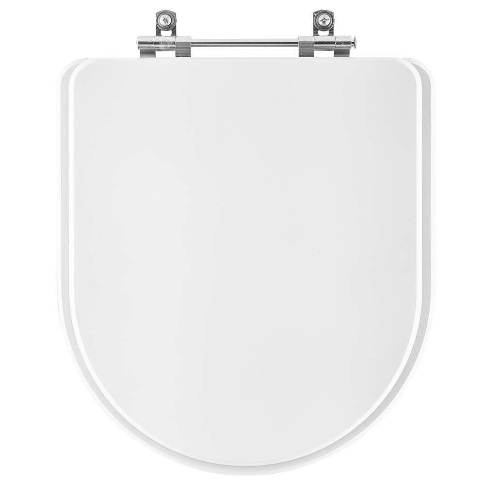 Tampa De Vaso Laqueado Ona Branco Para Bacia Roca 6lpf - 1