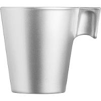 Luminarc Flashy Xícara Expresso 6X6X6Cm 80Ml Vidro Temperado Prata - 2