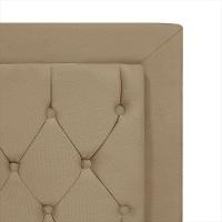 Cabeceira De Cama Box Casal 140 Cm Baronesa Cor:bege Escuro - 3