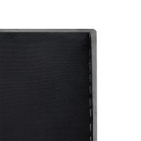 Cabeceira Estofada Cama Box Casal 140 Cm Carla Premium - Veludo Cinza Grafite