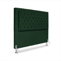 Cabeceira De Cama Box Casal 140 Cm Baronesa Cor:verde - 1