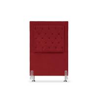 Cabeceira De Cama Box Solteiro 90 Cm Baronesa - Vermelho - 2