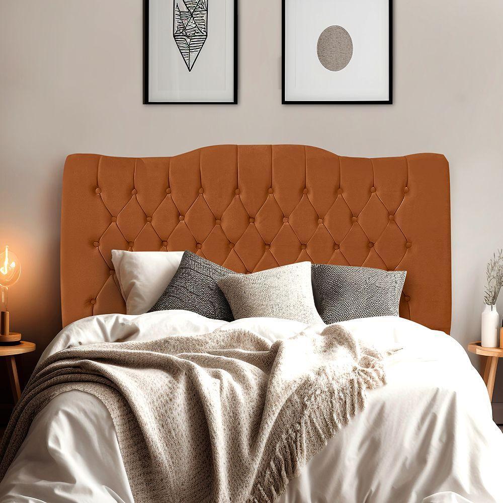 Cabeceira De Cama Box Queen 160 Cm Dunas terra Cota - 3