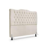 Cabeceira De Cama Box Casal 140 Cm Dunas bege Claro - 1