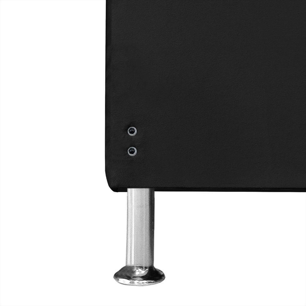 Cabeceira De Cama Box Casal 140 Cm Baronesa Cor:preto - 5