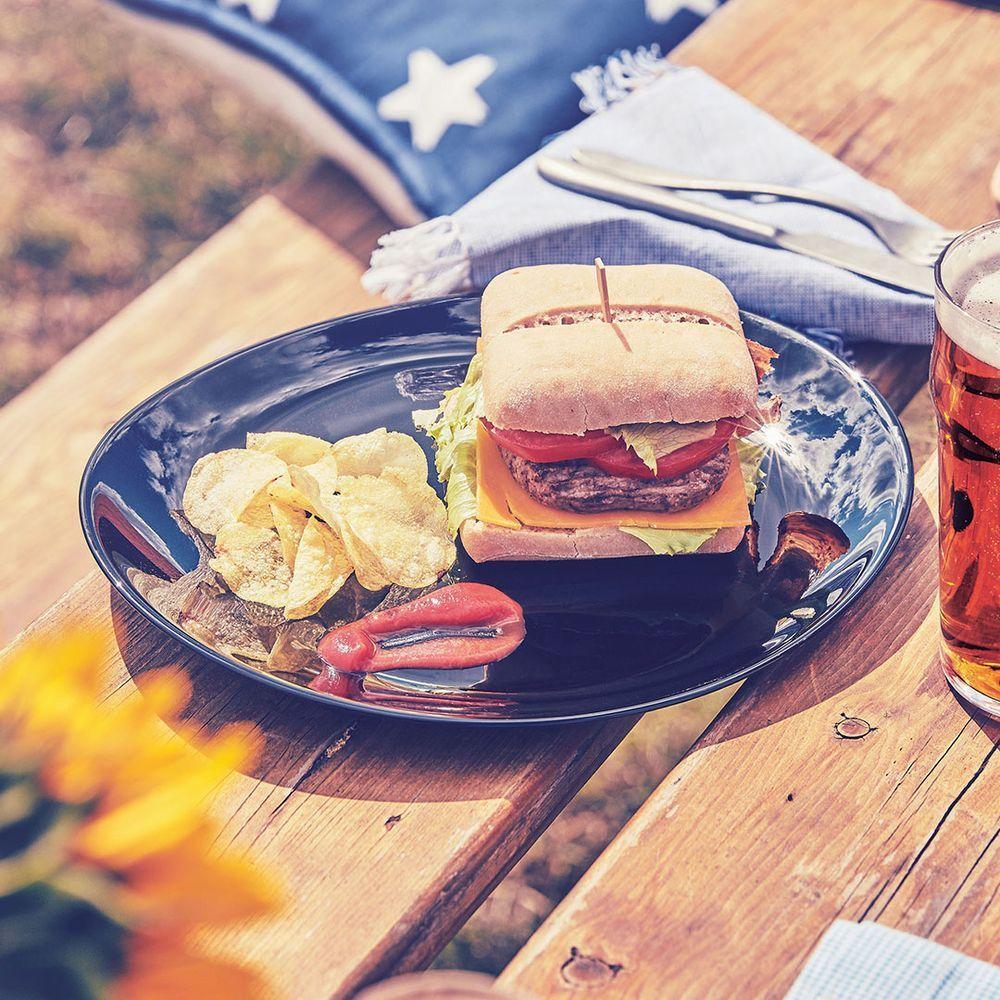 Luminarc Friend'S Time Prato Steak 3X30X26Cm Vidro Temperado Preto - 2