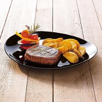 Luminarc Friend'S Time Prato Steak 3X30X26Cm Vidro Temperado Preto - 3