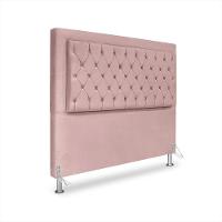 Cabeceira De Cama Box Casal 140 Cm Baronesa Cor:rose - 1