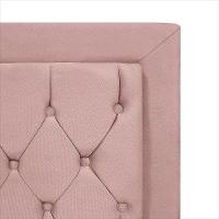 Cabeceira De Cama Box Casal 140 Cm Baronesa Cor:rose