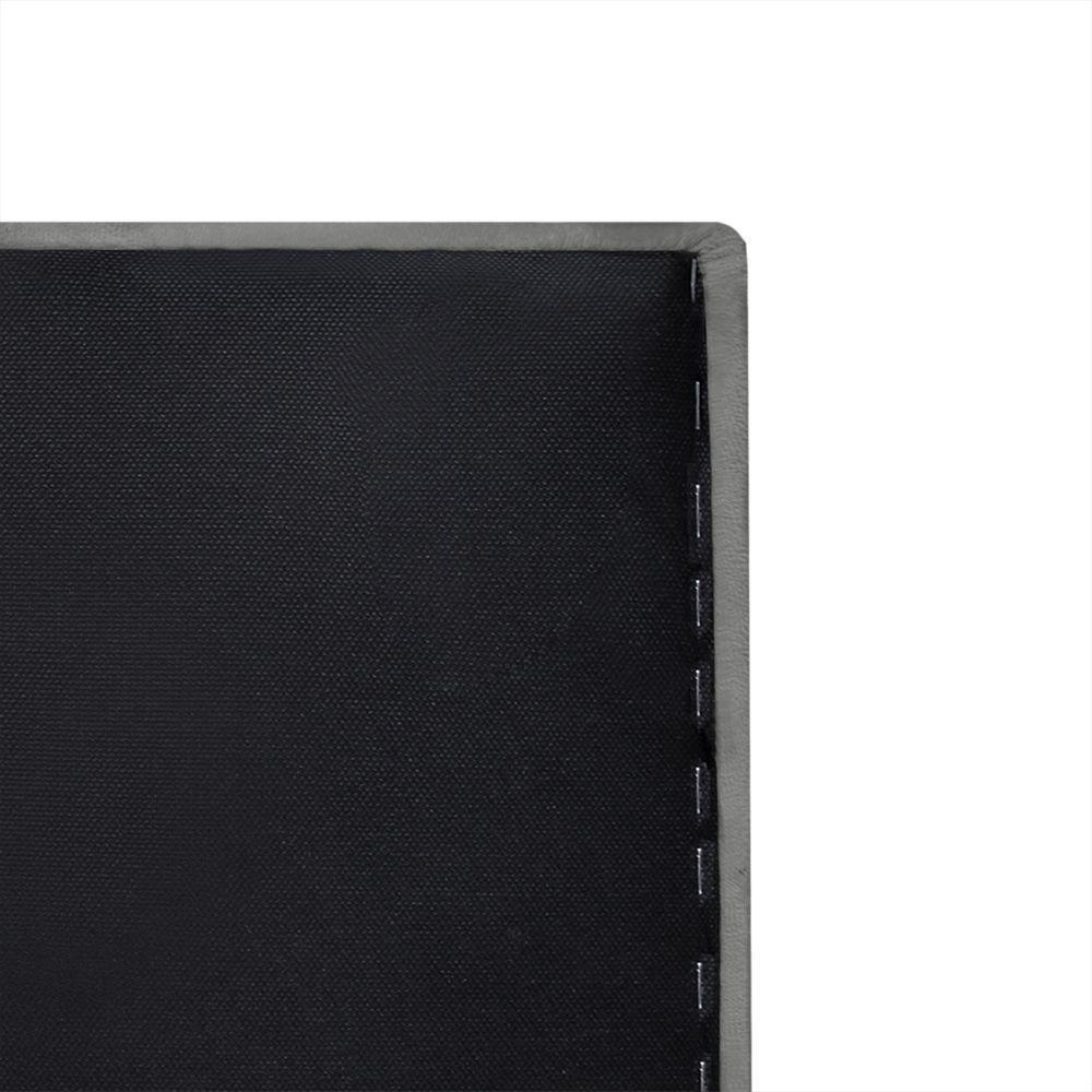 Cabeceira De Cama Box Casal 140 Cm Baronesa Cor:cinza Grafite - 5