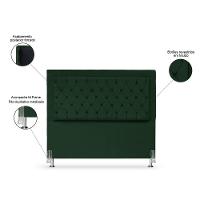 Cabeceira De Cama Box Queen 160 Cm Baronesa - Veludo Verde - 3