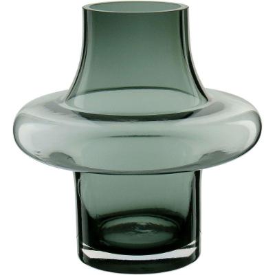 Jarro Decorativo Vintage Home&co Em Vidro Fumê 21cm