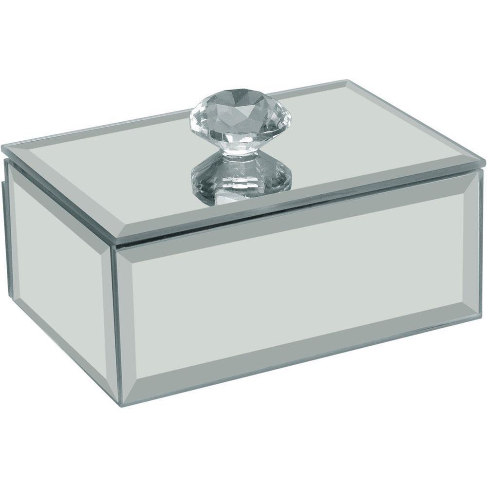 Estojo Porta Joias Espelhado Home & Co Decorativo Mdf - 1