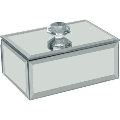 Estojo Porta Joias Espelhado Home & Co Decorativo Mdf