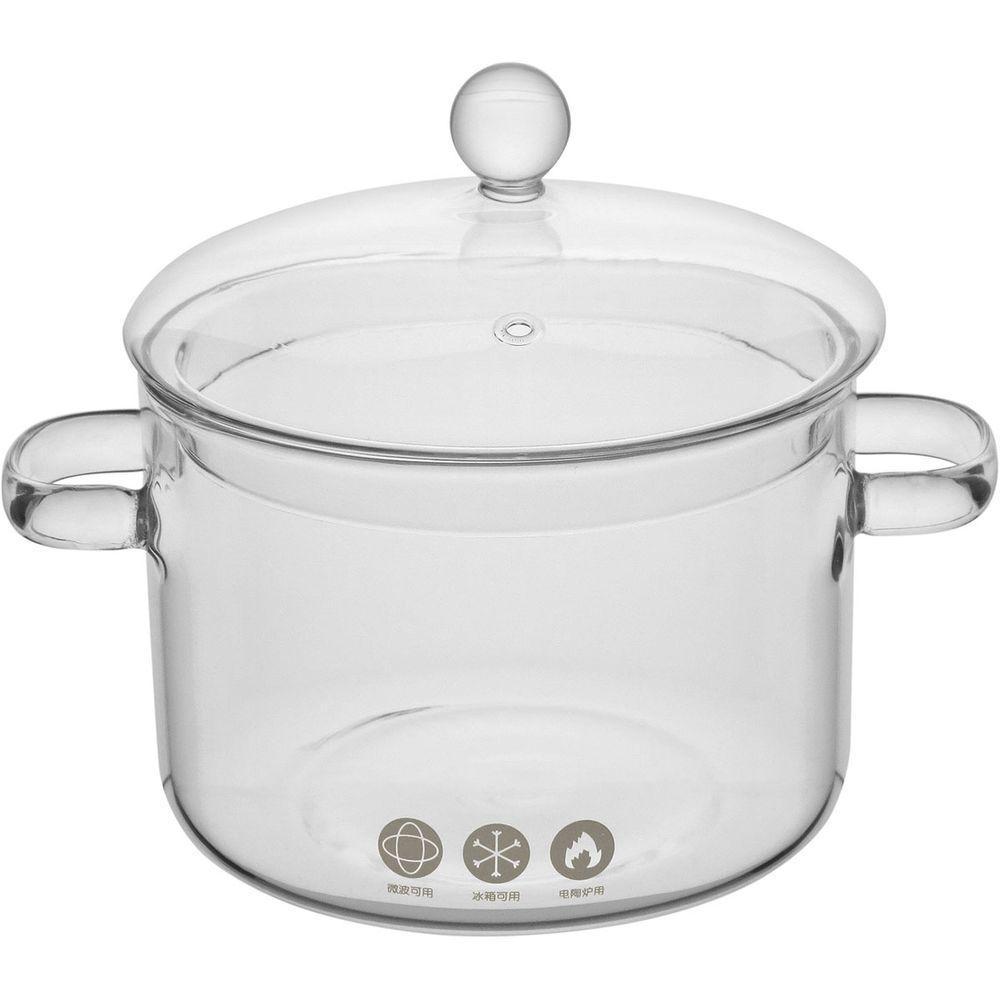 Panela Com Tampa Home&co Cozinha 1,9l 17x14cm Transparente - 1
