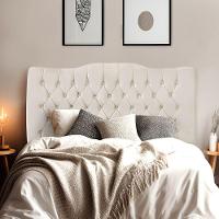 Cabeceira De Cama Box Queen 160 Cm Dunas bege Claro - 3