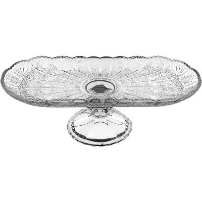 Suporte Oval Para Bolo Com Pé Eco Crystal Home & Co