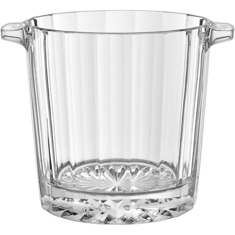 Balde Gelo Champanheira Homeco Vidro 2,2l 17x20 Transparente - 1