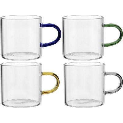 Caneca Coração Stitch Nh 100ml Em Vidro Borossilicato