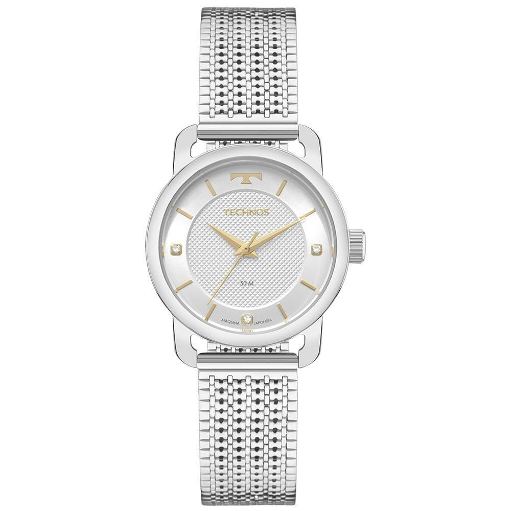 Relógio Technos Feminino Style Prata - 2036nbw-1k - 1