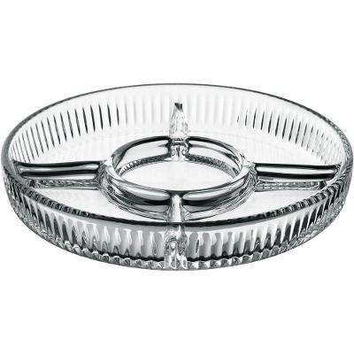 Petisqueira Home&co Com 4 Divisoes Vidro 3x23 Tábua De Frios