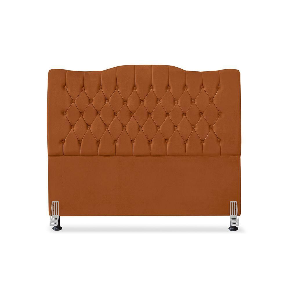Cabeceira De Cama Box Casal 140 Cm Dunas terra Cota - 2