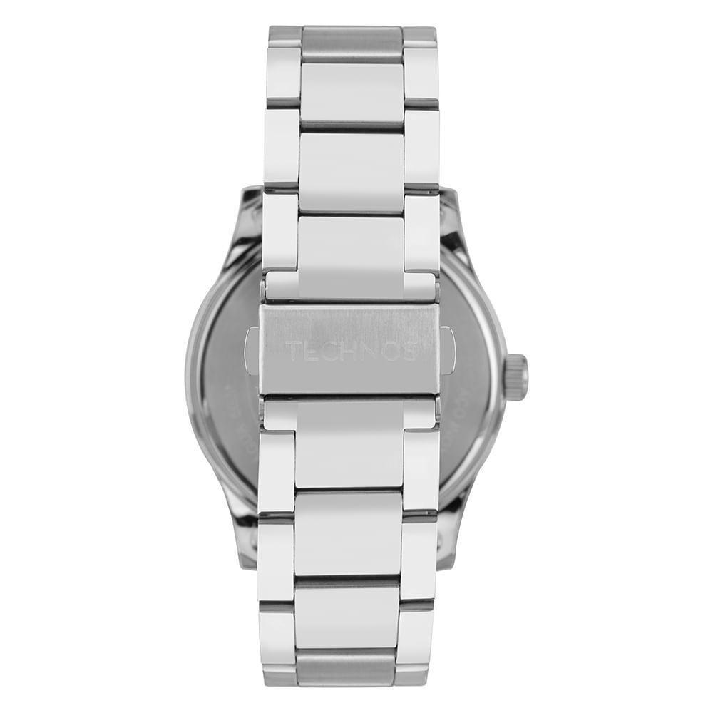 Relógio Technos Masculino Steel Prata - 2115uch-1k - 3