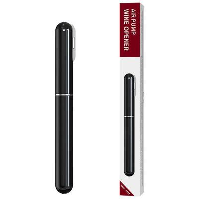 Saca Rolha Abridor Vinho Plástico Preto Pressão De Bombar Ar