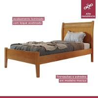 Cama Solteiro 90cm Esmeralda Amendoa Mel Josandro - 5