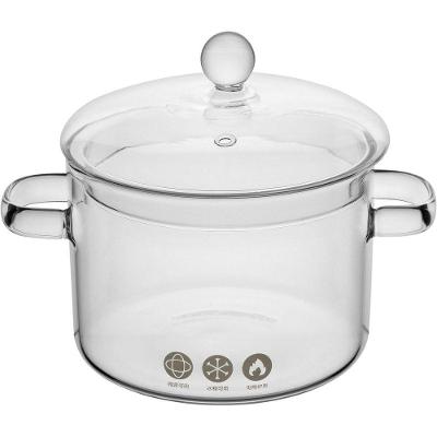 Panela Cozinha Com Tampa Home&co Borossilicato 1,5l