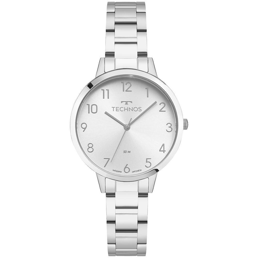 Relógio Technos Feminino Dress Prata - 2035ndn-1k - 1