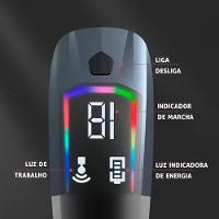 Massageador Silencioso Com Velocidade Ajustável 2400-3300rpm E 4 Pontas - 8