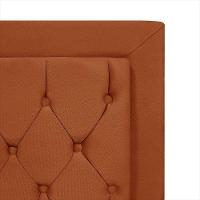 Cabeceira De Cama Box Casal 140 Cm Baronesa Cor:terra Cota