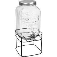 Refresqueira Suqueira Com Suporte Metal Vidro 8l 45x21x21cm - 1