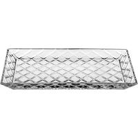Prato Para Bolo Retangular Home&co Eco Crystal 3x32x17cm - 1