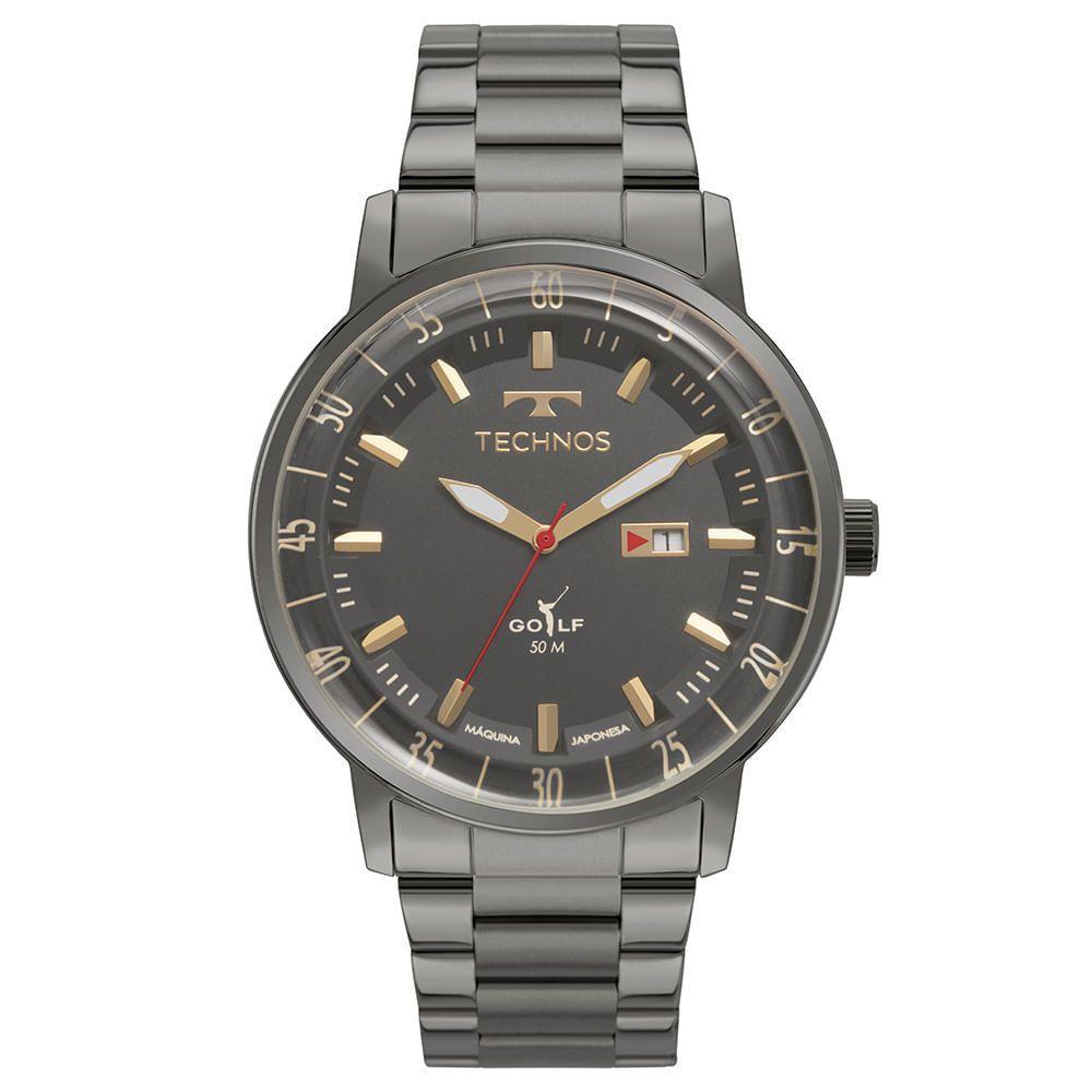 Relógio Technos Masculino Golf Grafite - 2115ubx-1f - 1